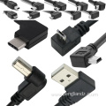 OEM Data Sync Charging 90Degree Micro-B Type-C USB-Cable